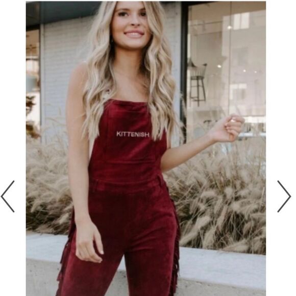 NWT Kittenish Overalls (size medium) - Picture 2 of 13